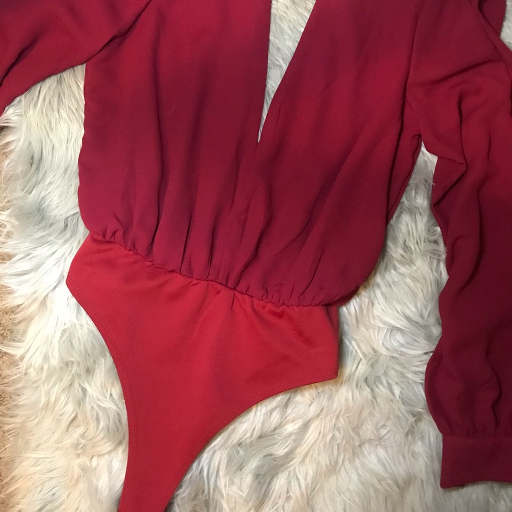 Windsor red body suit